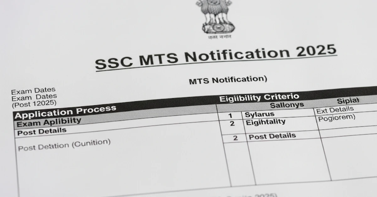 SSC MTS Notification 2025